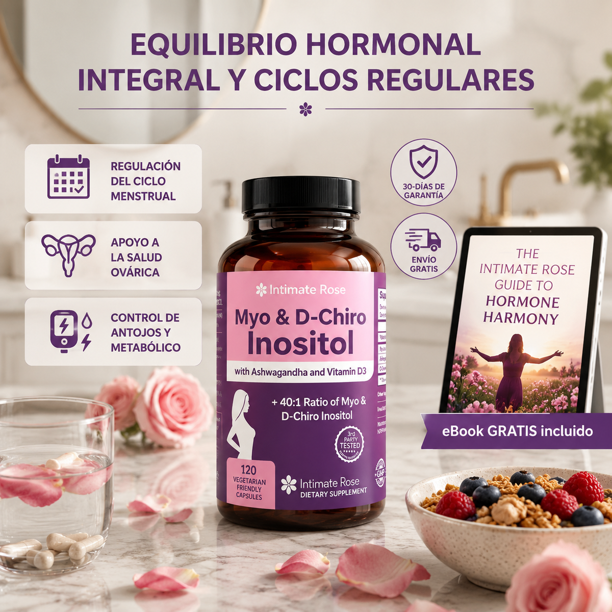 InosiFem Balance — Tu aliado natural para el equilibrio hormonal, el bienestar en la menopausia y el control metabólico de peso.